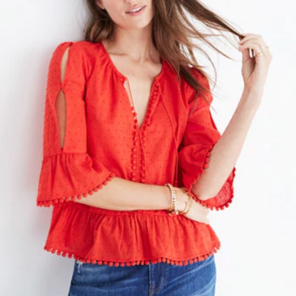 Madewell Tops - Madewell Pom Pom Top